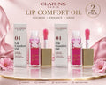 Clarins Lip Comfort Oil #04 Candy 0.1oz - Hydrating Lip Oil Duo