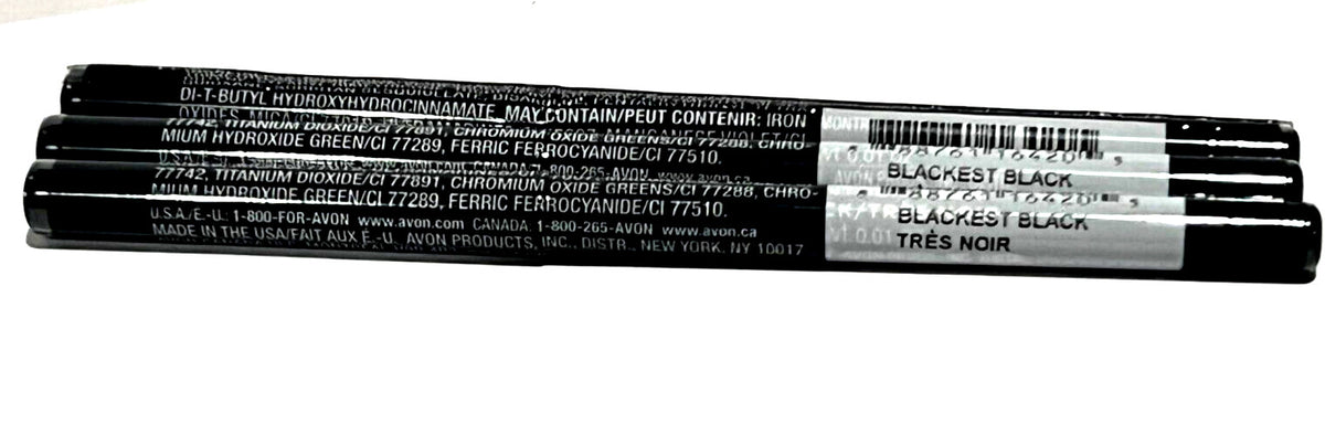 Blackest Black Glimmersticks Eyeliner, Set of 3