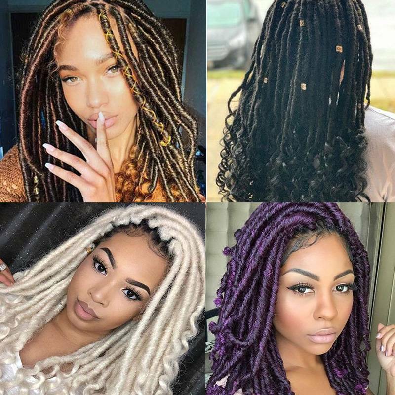 Premium Crochet Locs Faux Braiding Hair Extensions - Soft & Tangle-Free