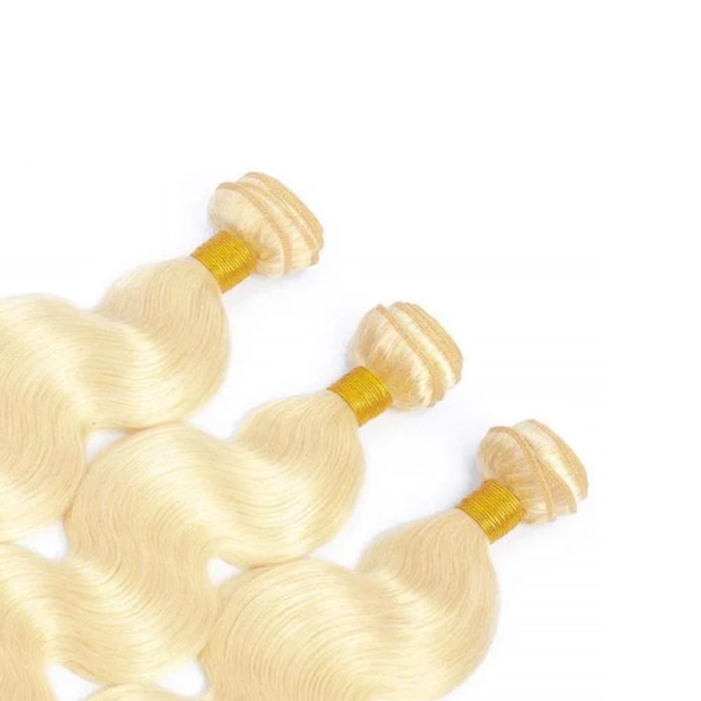 Blonde Hair Extensions 20-24 Inch Body Wave Virgin Brazilian Human Hair