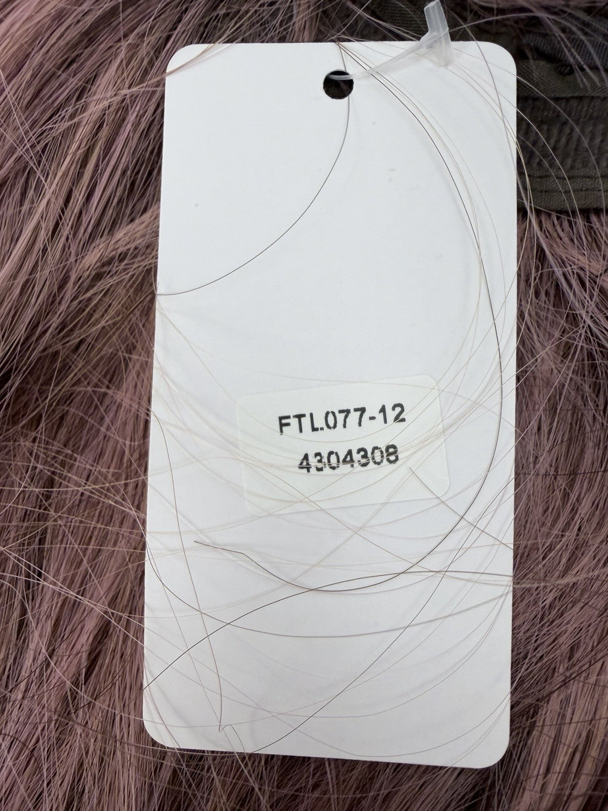 Long Pink Ombre Wavy Wig 26 Inch Synthetic Hair with Middle Part & Adjustable Cap