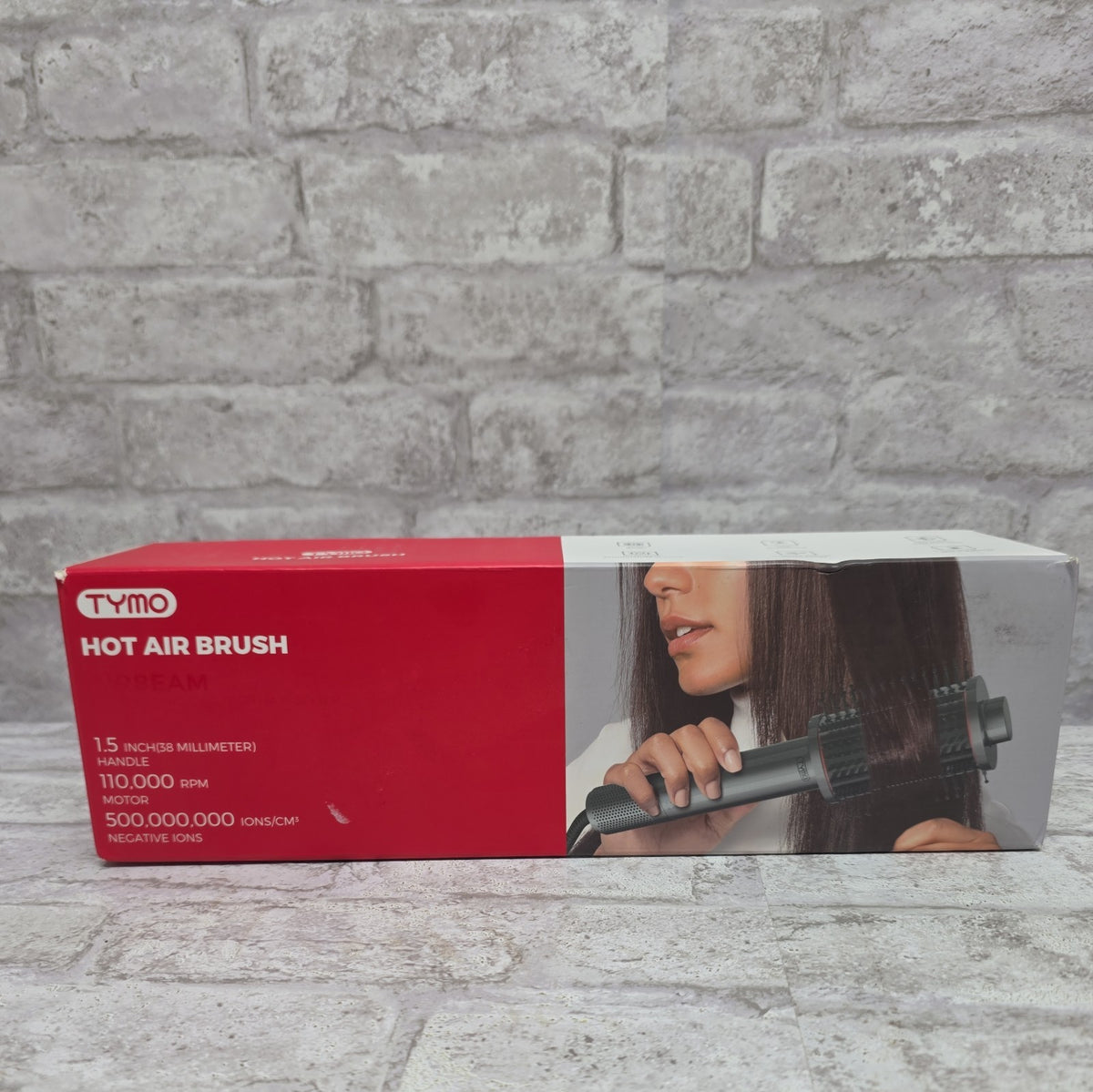 Hot Air Brush with Negative Ions & Tangle-Free Bristle - 3 Temperature Settings