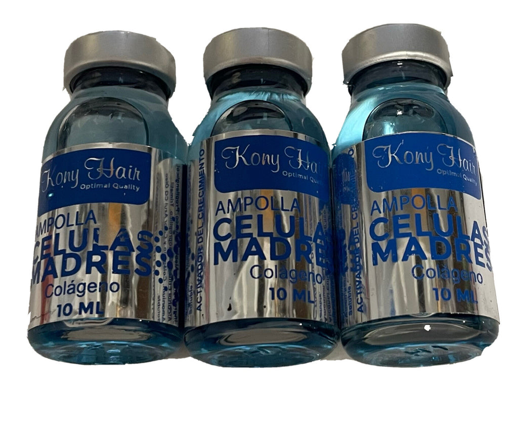 Hair Cell Regeneration Ampoules 3 Vials of 15ml for Damaged Hair - Kony Hair