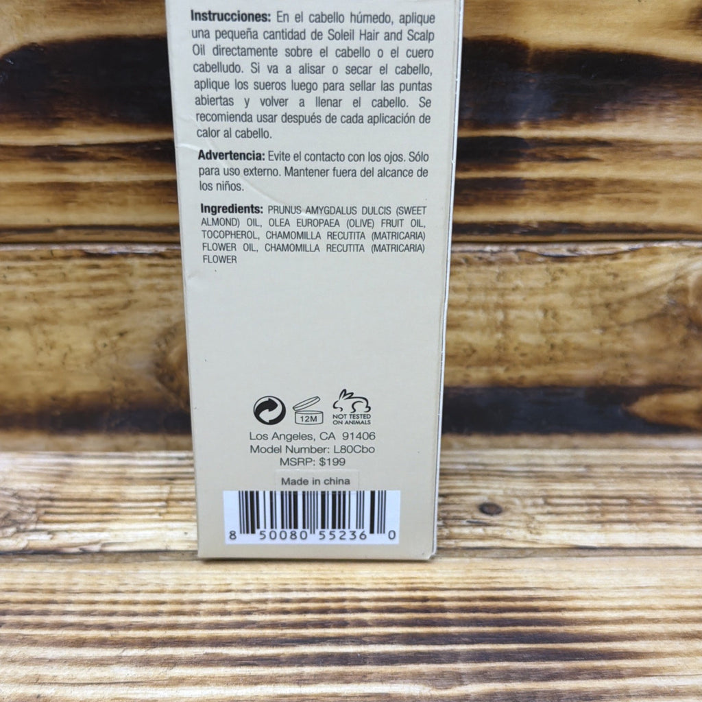 Paraben-Free Chamomile Hair & Scalp Oil 60 mL - SOLEIL