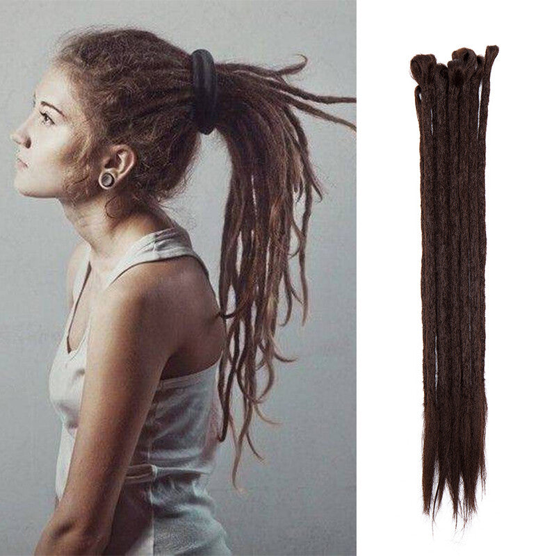Synthetic Crochet Braiding Dreadlock Hair Extensions - Soft, Thick, Easy to Wear