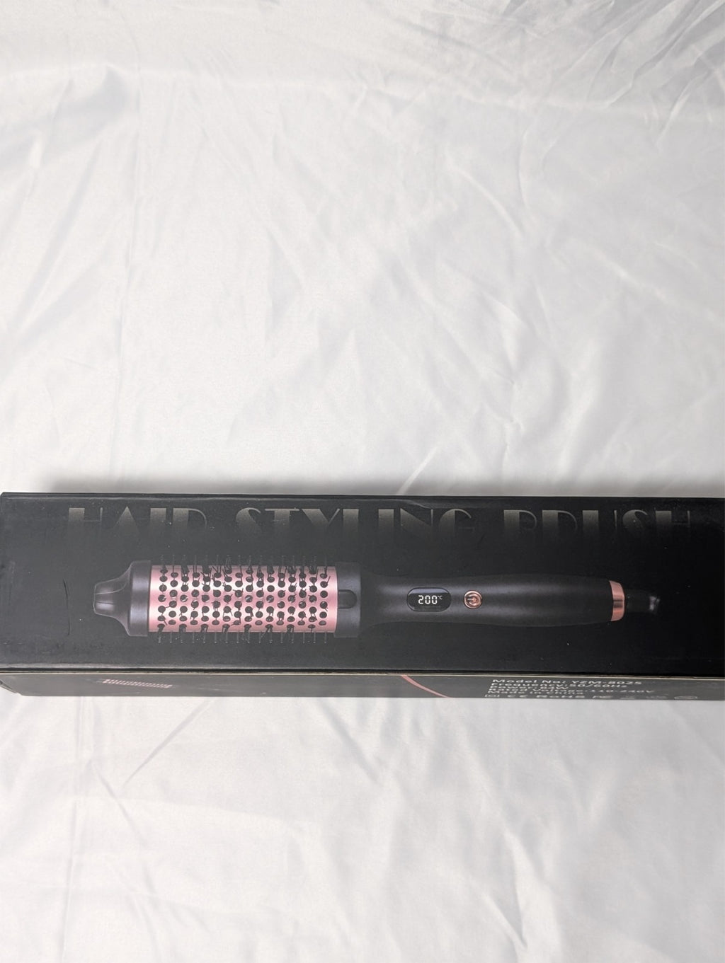 1.5-Inch Heated Ceramic Round Styling Brush with 3 Temperature Settings