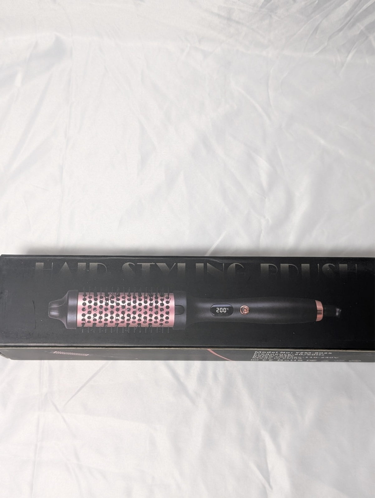 1.5-Inch Heated Ceramic Round Styling Brush with 3 Temperature Settings