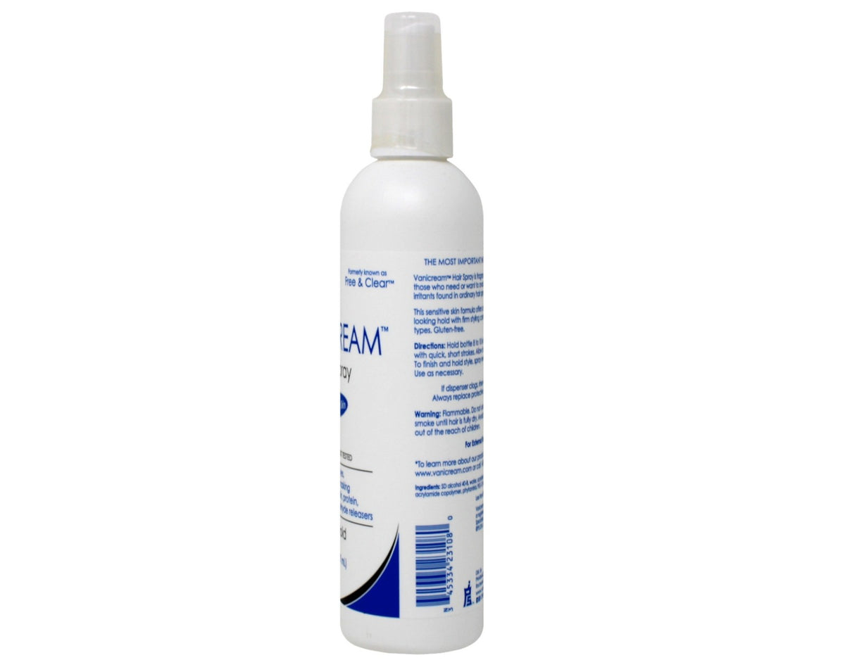 Vanicream Firm Hold Hair Spray for Sensitive Skin - Fragrance Free 8 Fl Oz Pack of 5