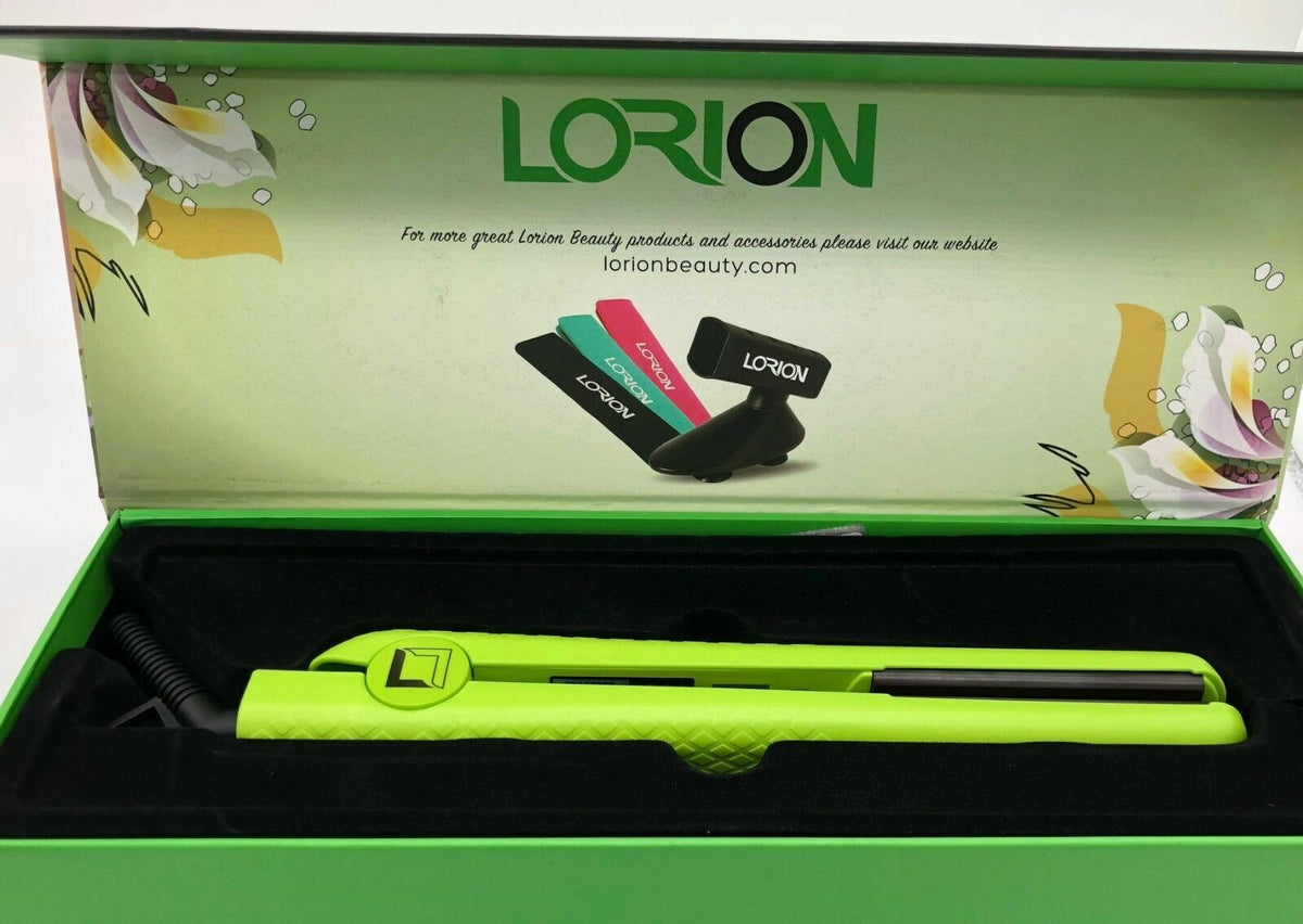 Ceramic Flat Iron for Hair Styling - 1.25 Inch, Ionic Technology, Adjustable Temp
