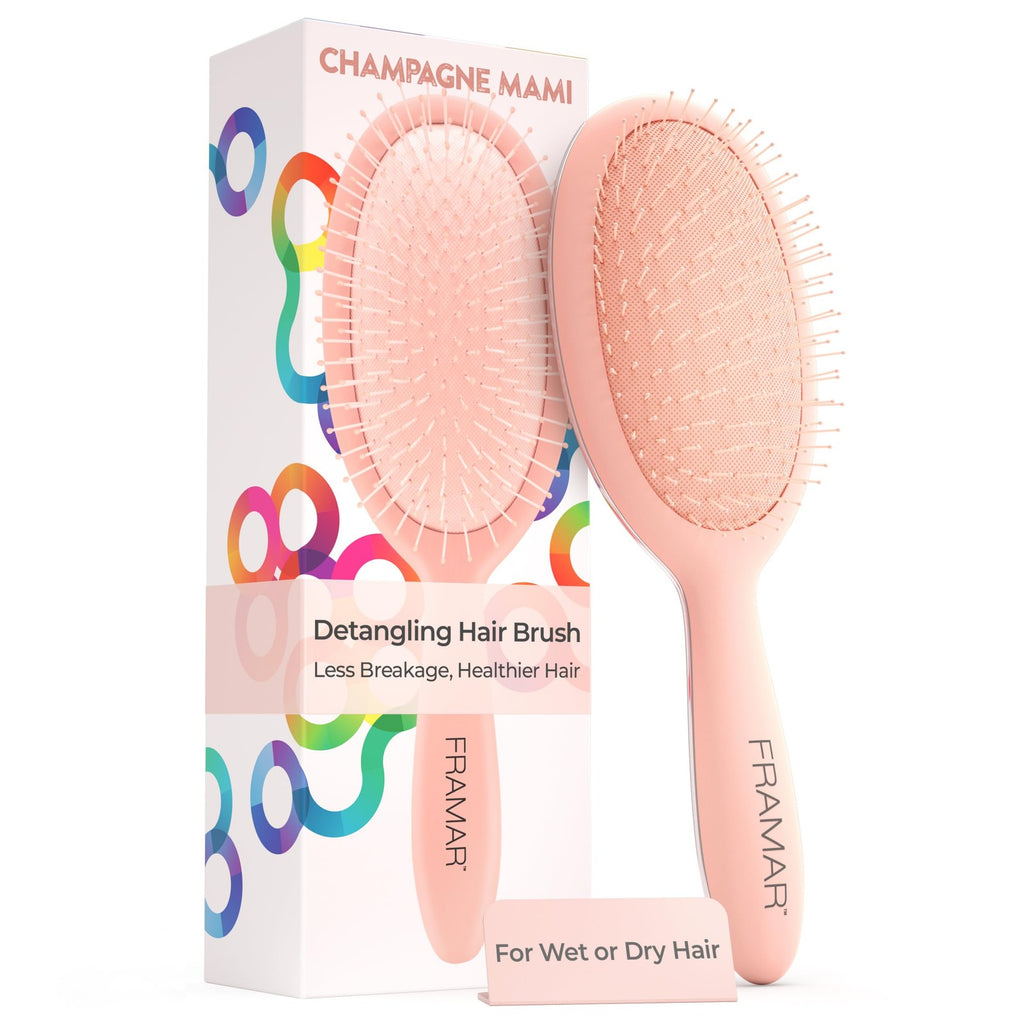 Detangling Hair Brush for Curly & Wet Hair - Tangle Free Styling Tool