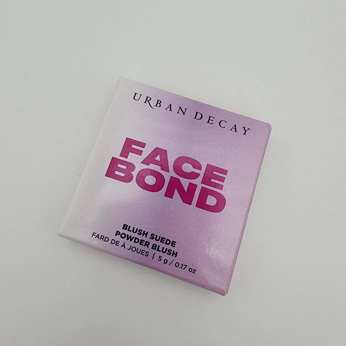 Urban Decay Face Bond Long-Lasting Blush Suede BACKTALK Mauve Nude Pink 0.17 oz