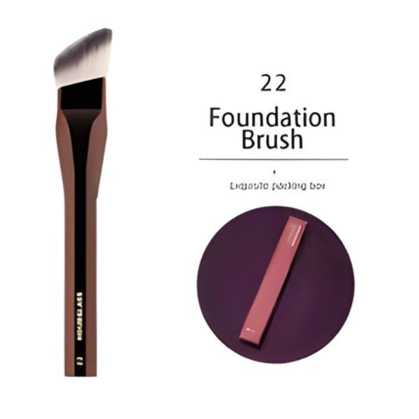 Angled Liquid Foundation Brush for Flawless Makeup Blending - Hourglass No.022