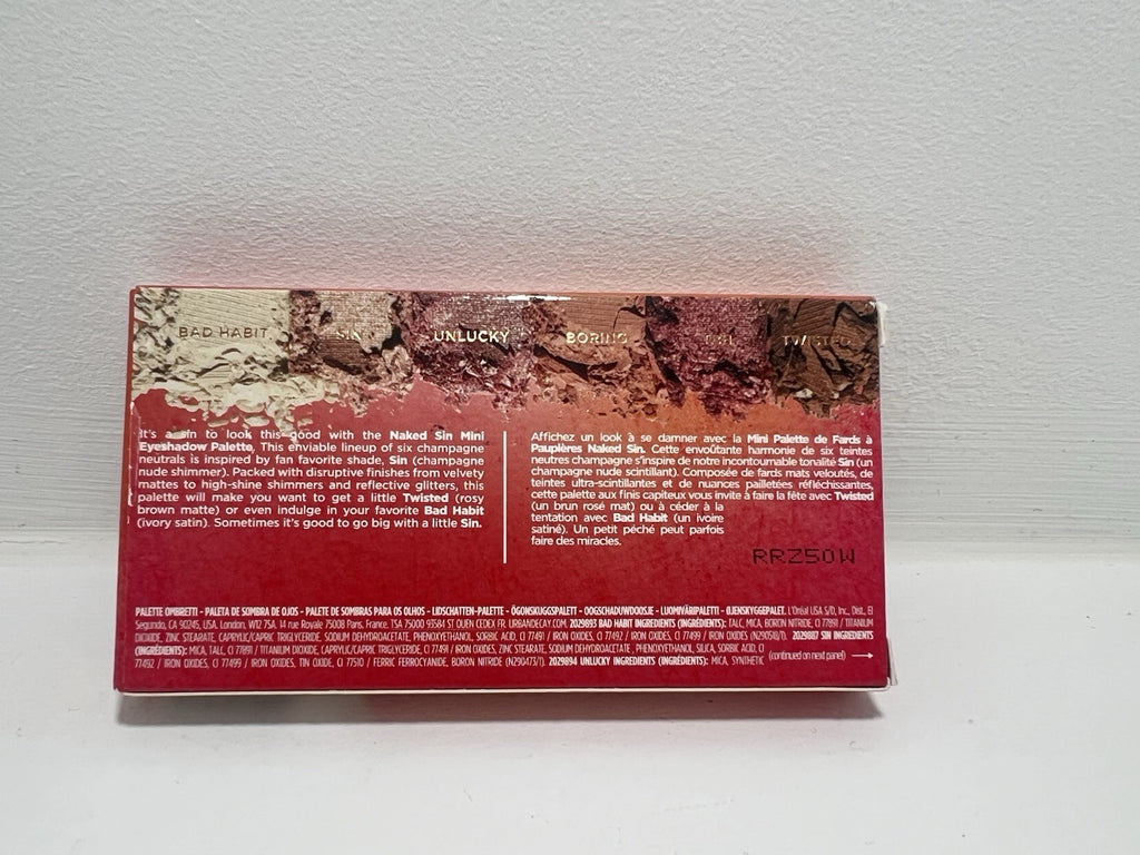 Urban Decay Naked 3 Pink Mini Eyeshadow Palette SIN