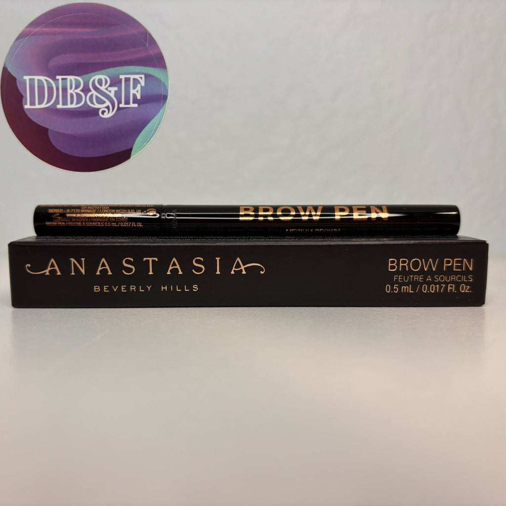 Waterproof Brow Pen in Medium Brown with Fine Tip - Natural Hair-Like Strokes