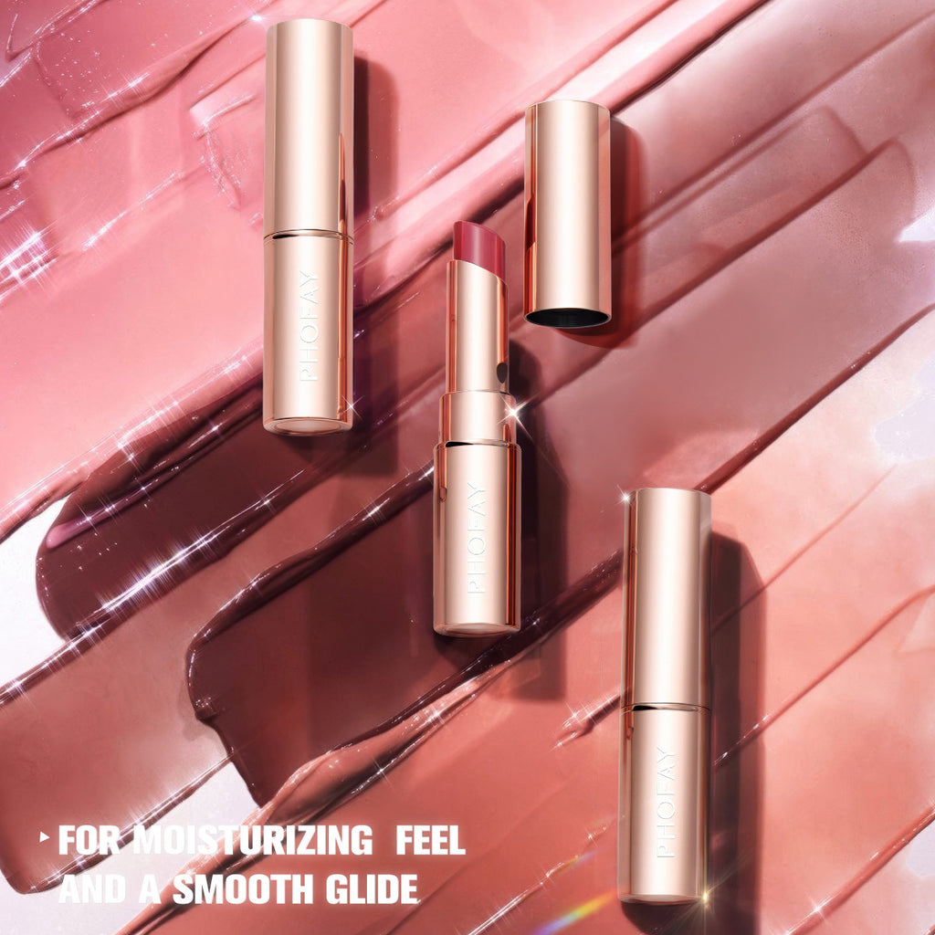 Hydrating Lipstick with Long-Wear Formula - Moisturizing Lip Color