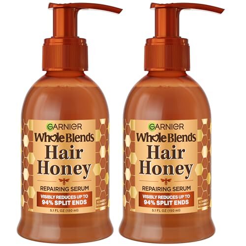 Garnier Honey Leave-In Hair Repair Serum for Damaged Hair 5.1 Fl Oz - Pack of 2