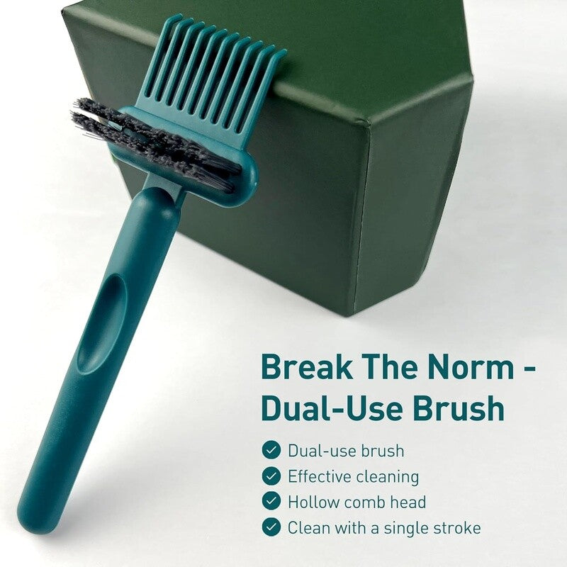 2-in-1 Hairbrush Cleaner Tool for Hair, Keyboard & Home Use