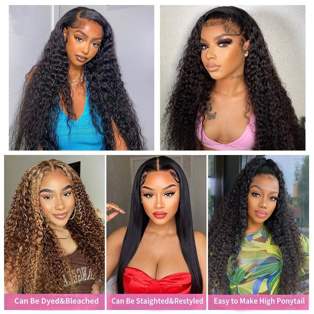 Deep Wave Brazilian Human Hair Bundle - Tangle-Free & Natural 24 Inch