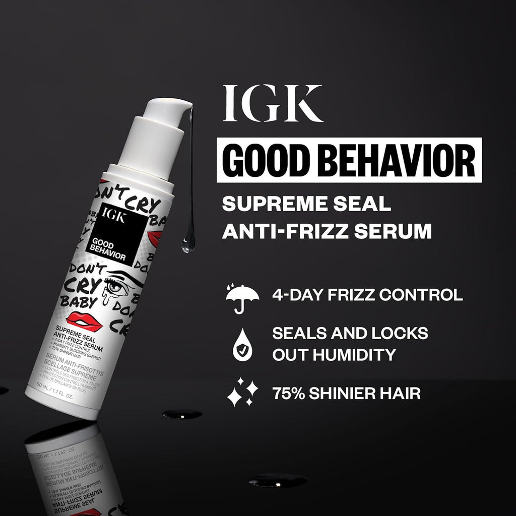 Anti-Frizz Hair Serum with Shine & Humidity Control - Smoothing & UV Protection