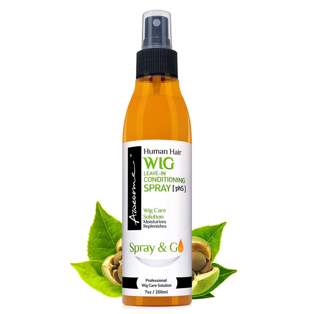 Human Hair Wig Leave-In Conditioner 7 Fl Oz Moisturizing Detangler