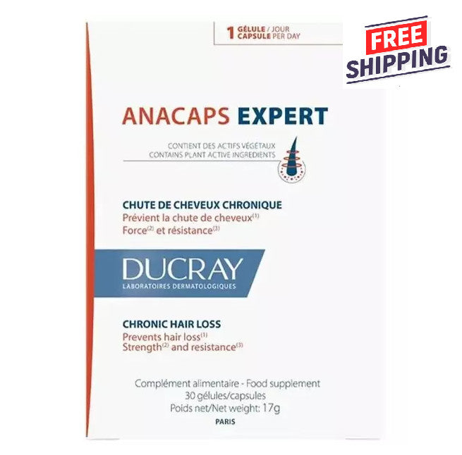Hair Loss for Men & Women - 30 Capsules, Vegan & Gluten-Free