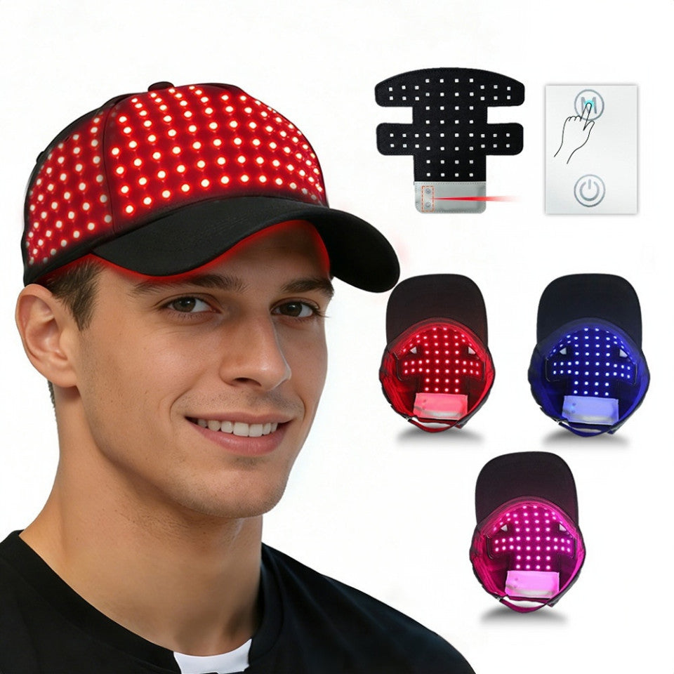 Red Light Therapy Hair Growth Cap 660nm & 850nm for Hair Loss & Regrowth