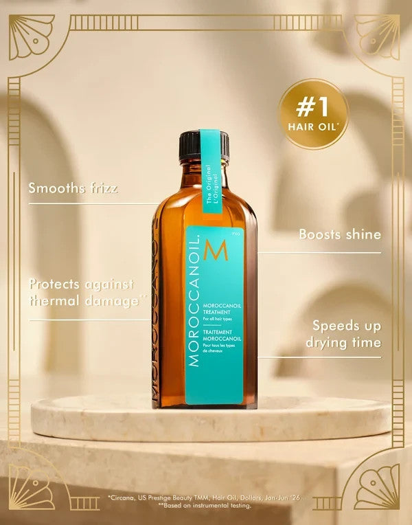 Moroccanoil Hair Treatment & Lip Balm Gift Set - Classic Oil + Vanilla Date
