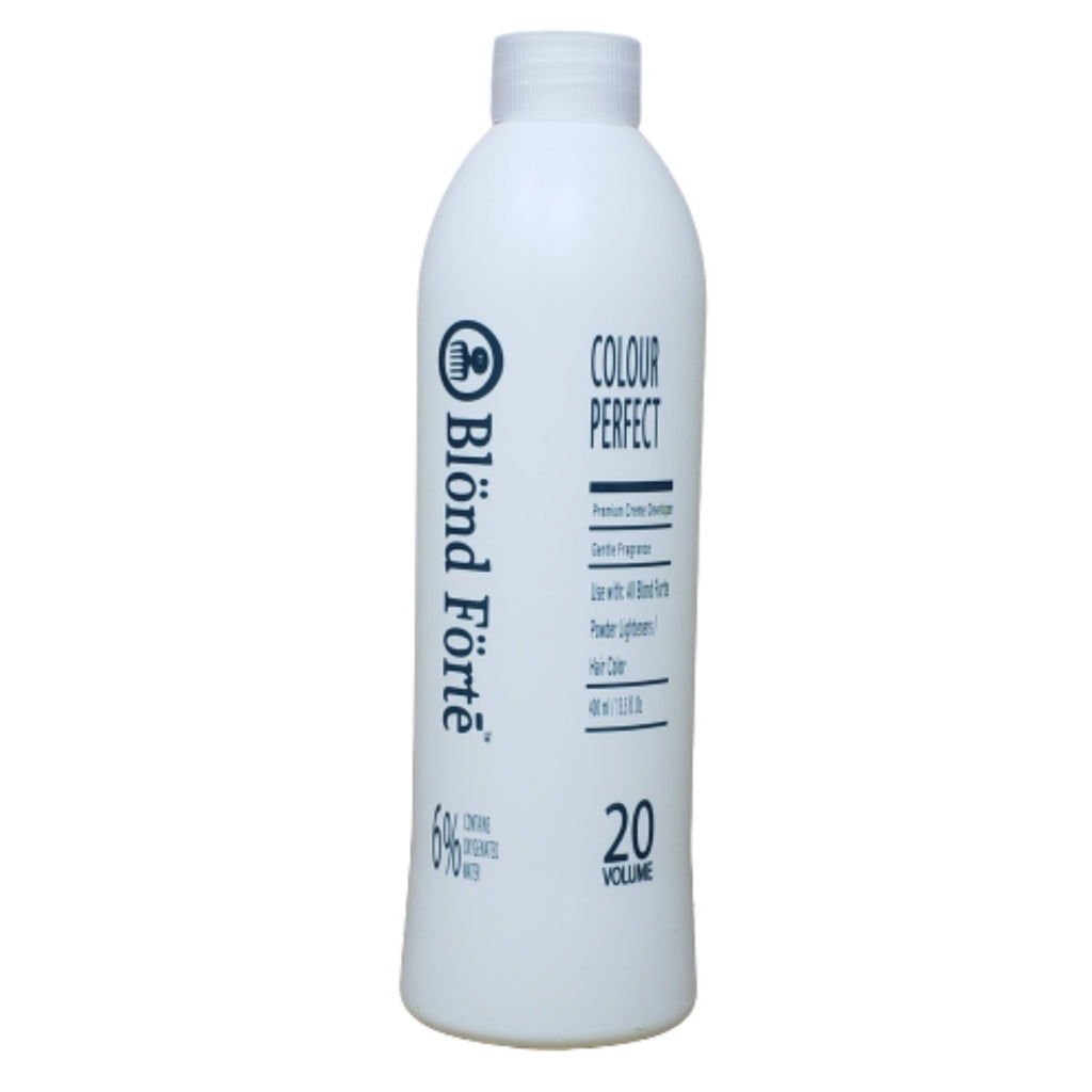 Professional Hair Lightening Kit with Developer & Accessories - Dust-Free Blue Bleach