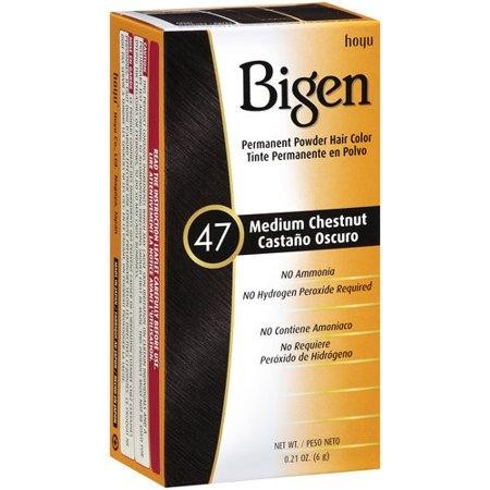 Hair Color Powder - Chocolate Brown, Gray Coverage, Ammonia-Free, 12 Pack