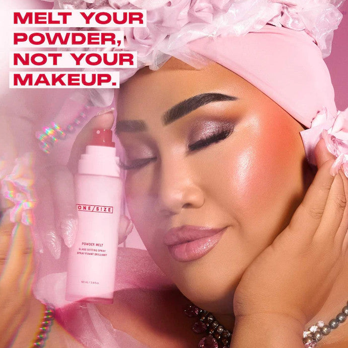 Hydrating Powder Melt Glass Setting Spray for Makeup & Skin Care - All Sizes