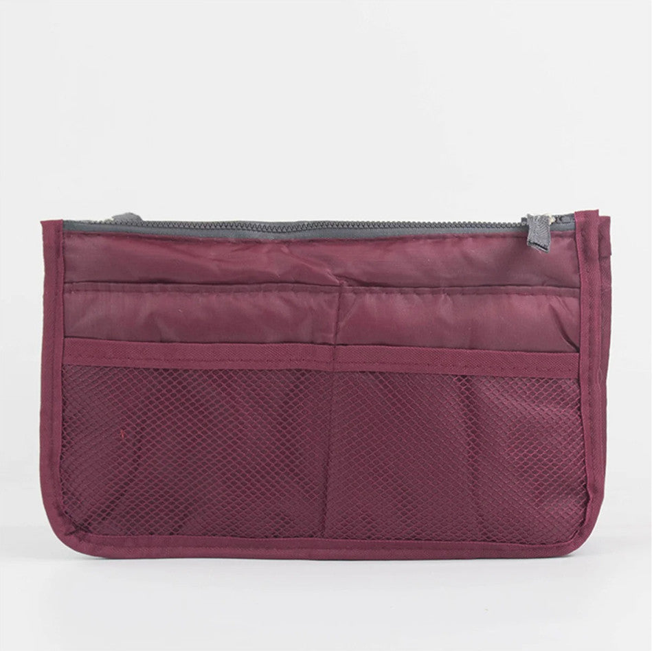 Large Capacity Foldable Toiletry Bag Travel Organizer with Double Zipper