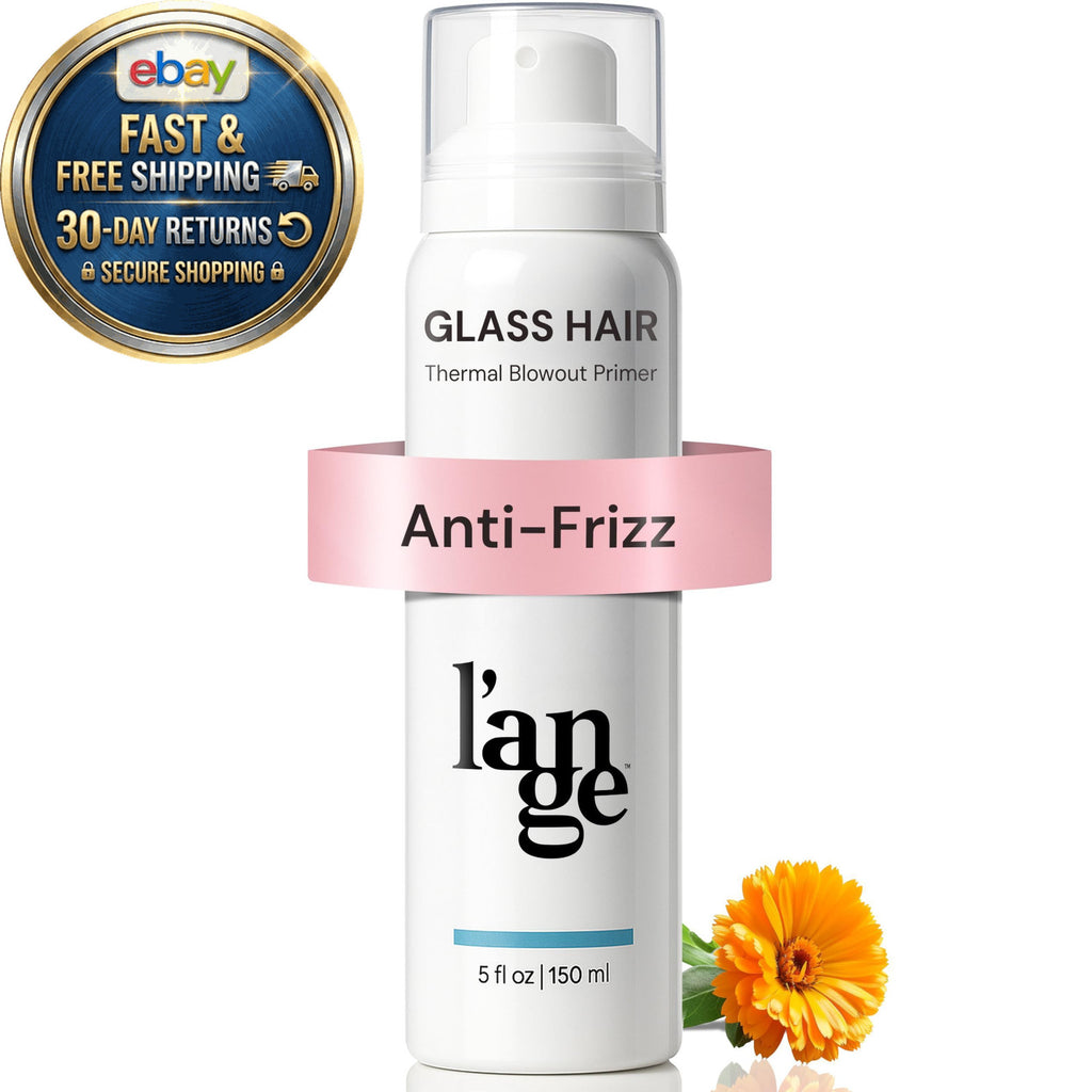 Glass Hair Heat Protectant Spray - Frizz Control & Shine - 5 Fl Oz