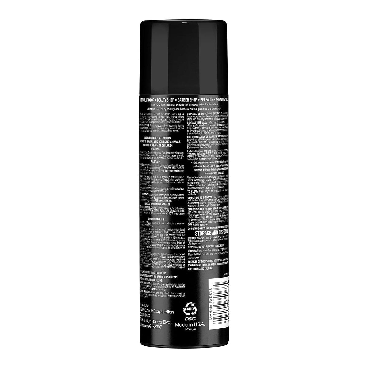 All-Purpose Hair Tool Disinfectant & Lubricant Spray 15.5 Oz