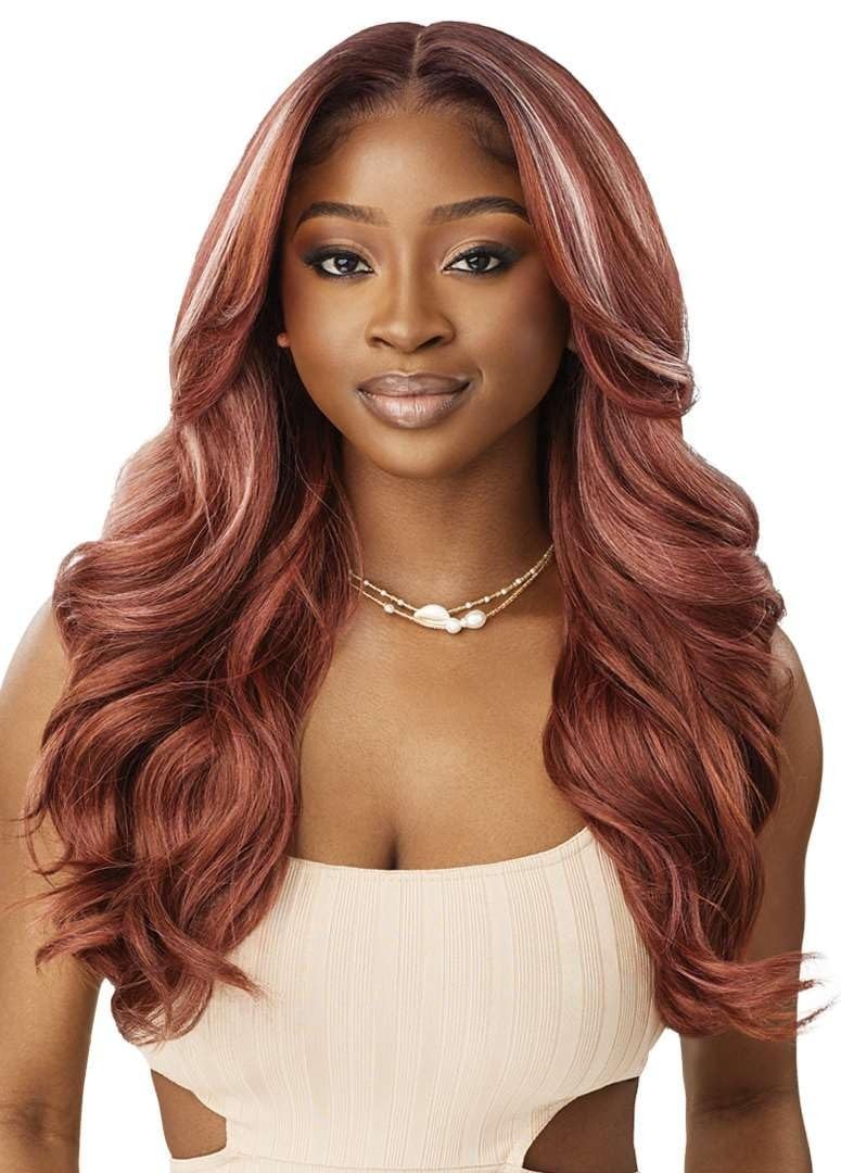 Luxury Lace Front Wig with Melted Hairline, Natural Look, Heat Resistant - Off Black 1B
