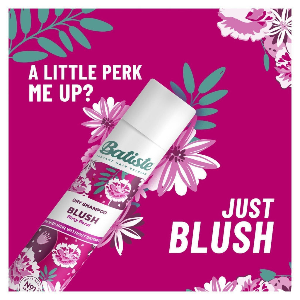 Batiste Dry Blush Shampoo 6.73 oz - 6 Pack | Volumizing & Fresh Scented Hair Care