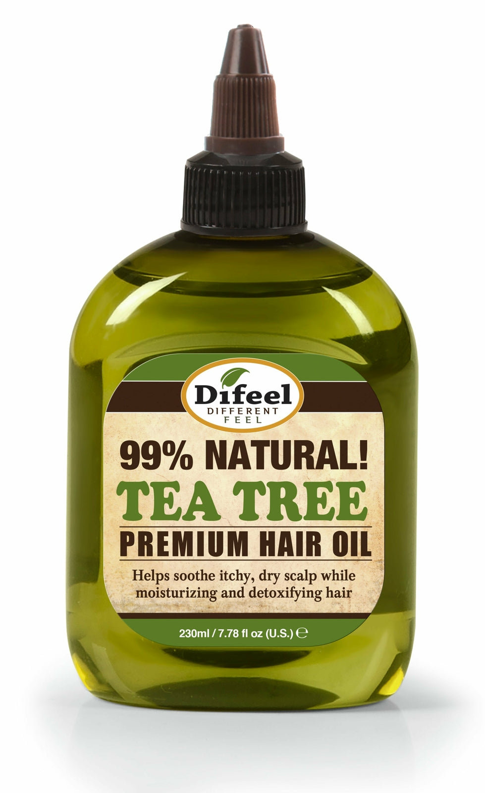 Natural Hair Oil with Tea Tree Oil for Thinning & Nourishment - 8 oz. Pack of 4