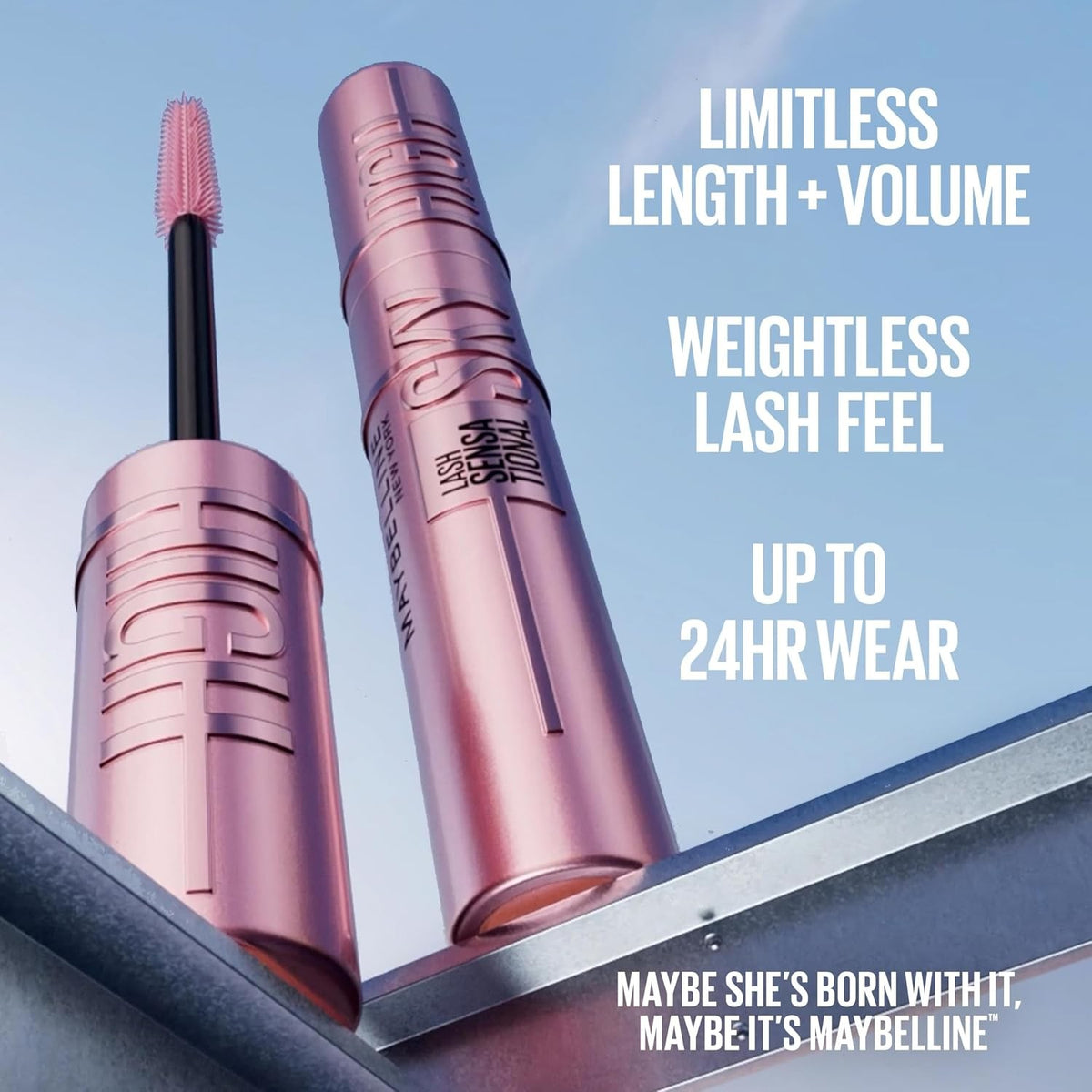 Volumizing Lengthening Washable Mascara for Sensitive Eyes