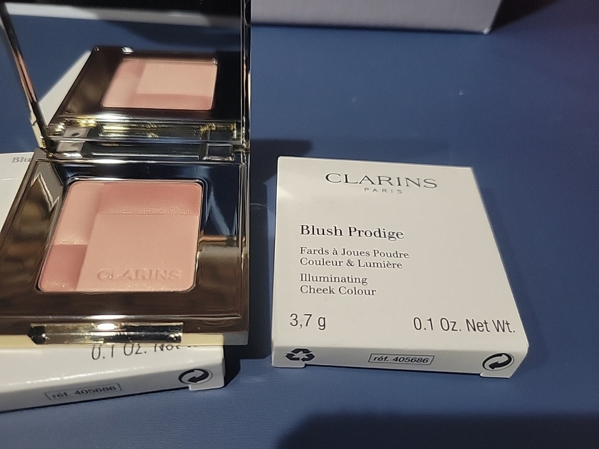 Clarins Blush Prodige Illuminating Cheek Color Soft Peach 0.1oz / 3g (2-Pack)