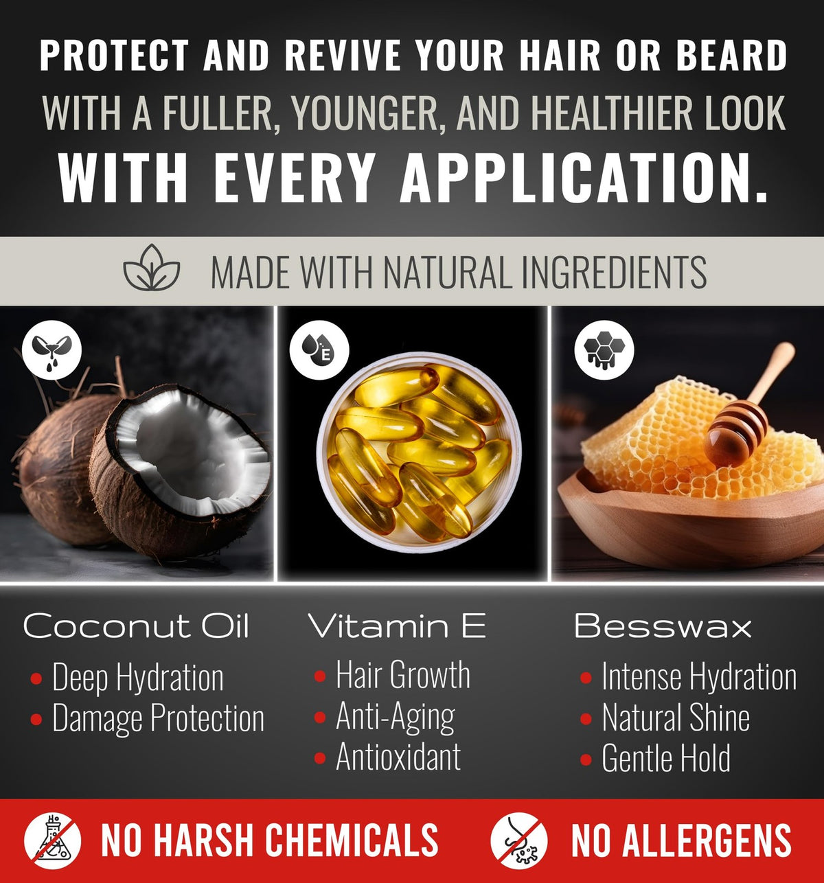 Black Hair Powder Root Touch Up for Gray Hair Cover & Volume - Unisex
