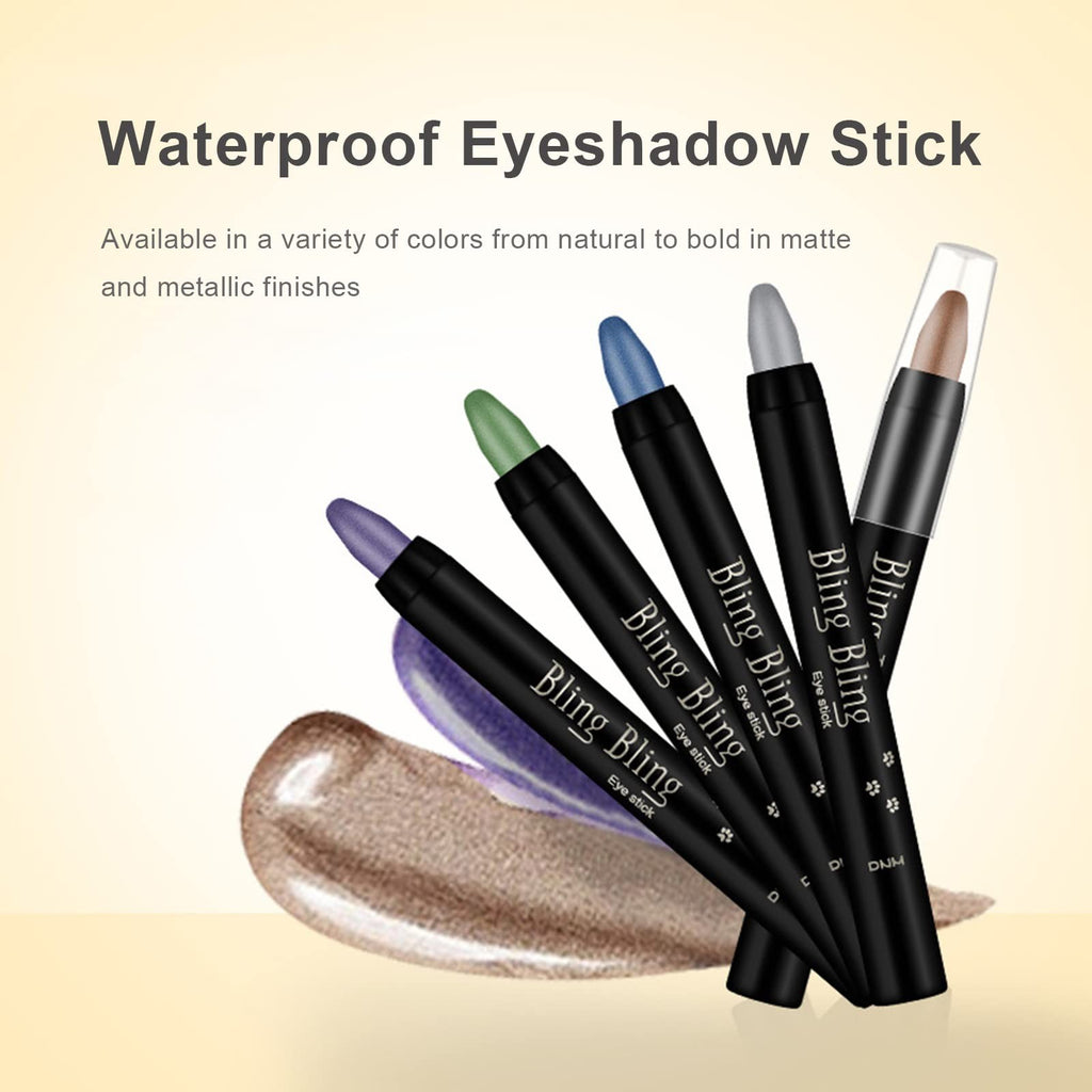 Joyeee Multichrome Eyeshadow Sticks Set – 16 Colour Waterproof Glitter Eye Makeup