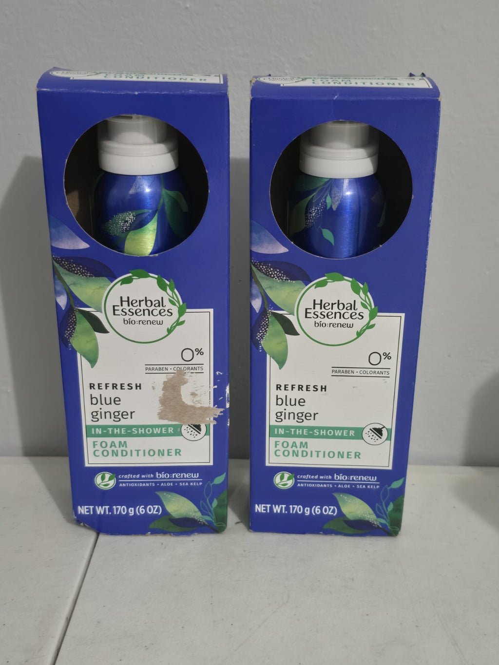 Herbal Essences Bio:Renew Blue Ginger Foam Conditioner - 2 Pack