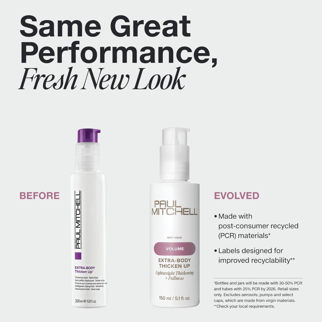 Paul Mitchell Extra Body Thicken Up Styling Liquid 5.1 oz for Volume & Shine