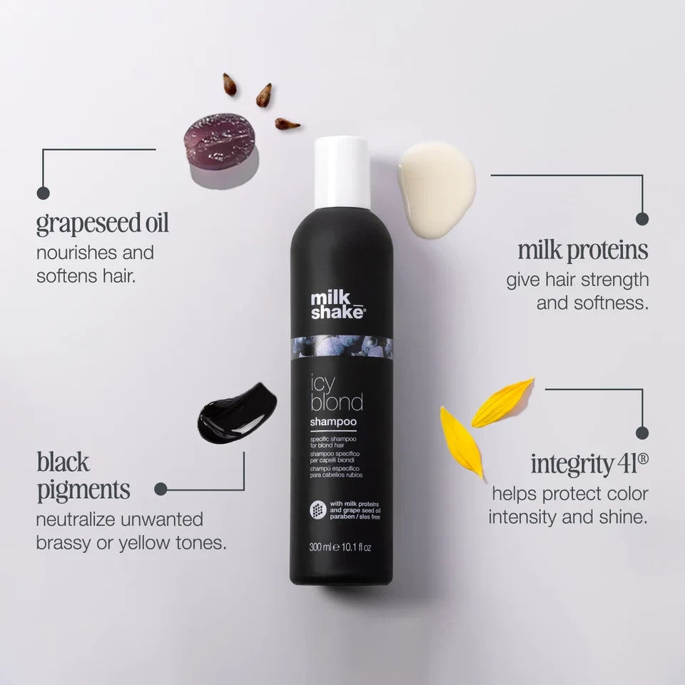 Blonde Hair Toning Shampoo & Conditioner Set with Milk Proteins - 2 Pack