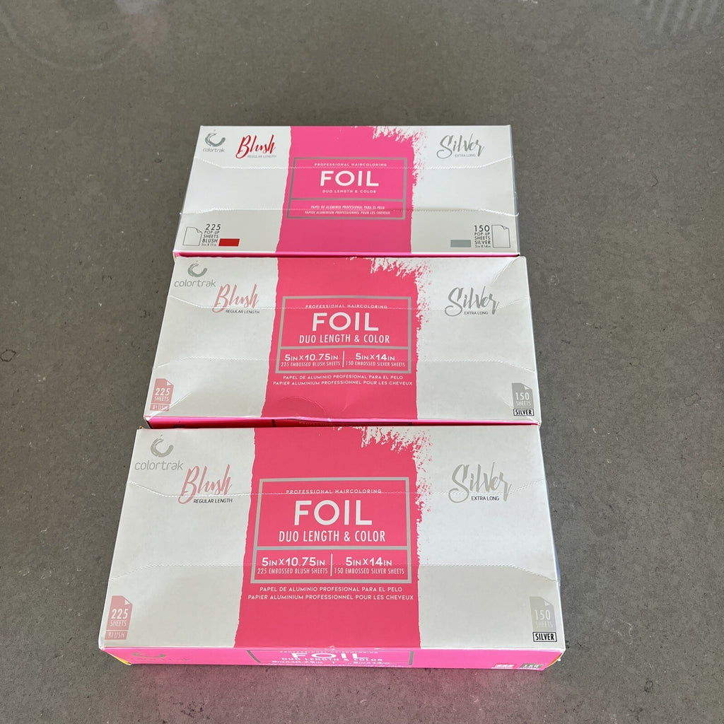 Hair Coloring Foil Pack - Duo Length & Color Sheets for Highlights