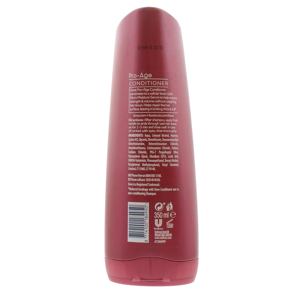 Dove Pro-Age Conditioner for Brittle Hair 12oz Pack of 6