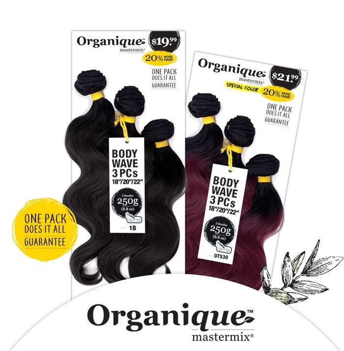 Body Wave Synthetic Hair Extensions 3-Piece Set - Multiple Colors & Lengths