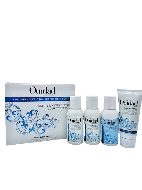 Curly Hair Kit - Moisturizing Shampoo, Conditioner, Gel & Curl Cream
