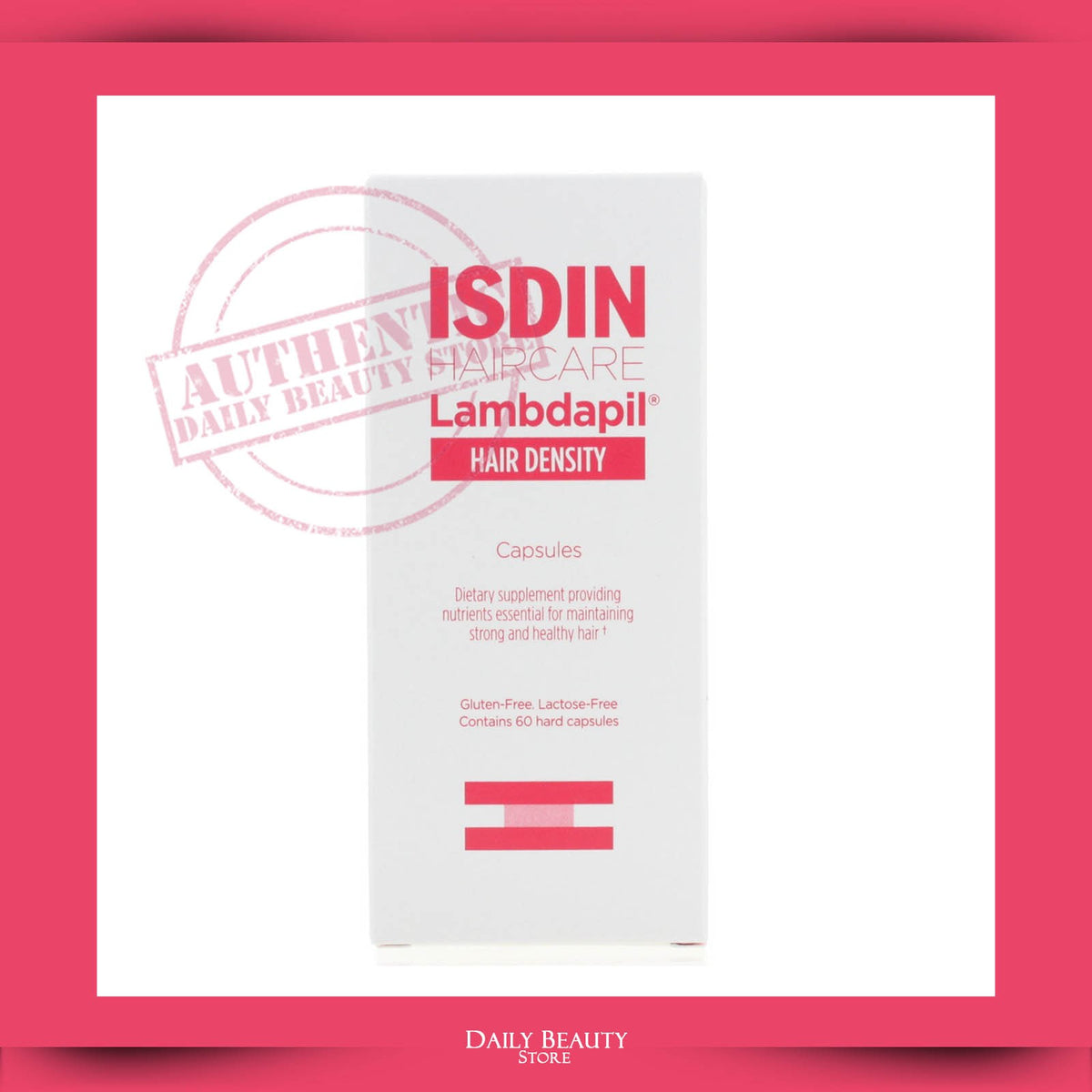 Isdin Lambdapil Hair Density Capsules - Hair Loss Support, 60 Count