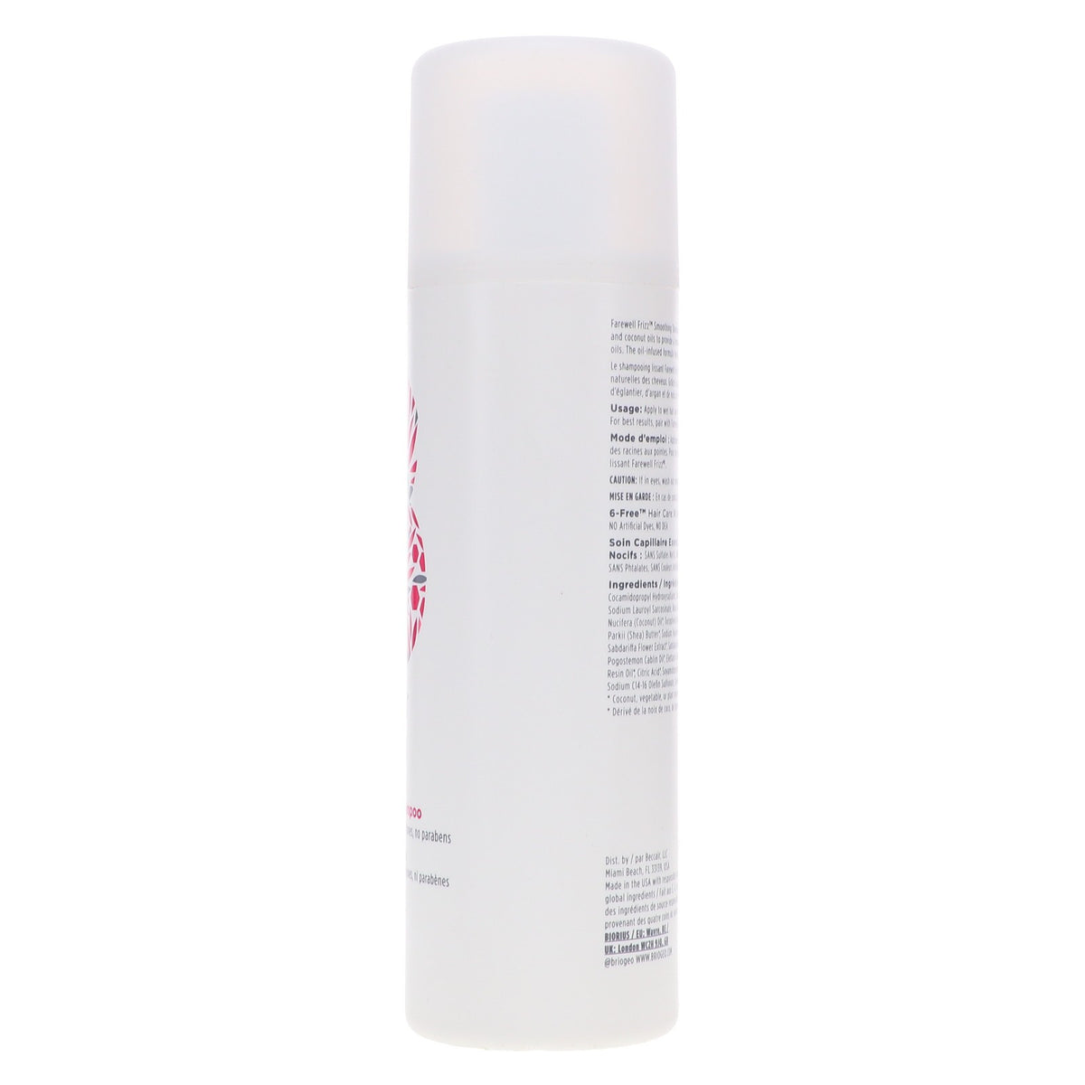 Sulfate-Free Smoothing Shampoo for Frizz Control – 8 oz