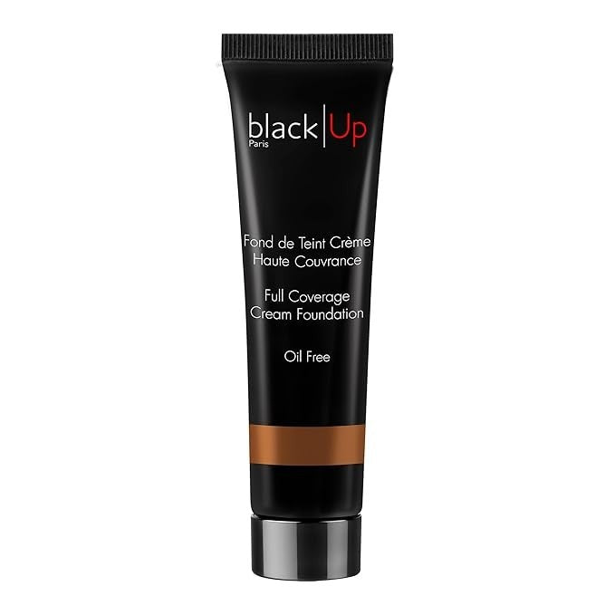 Full Coverage Cream Foundation - 1 oz, HC09 Chestnut (Dark/Golden) - Black Up